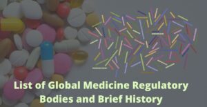 Medicine Regulatory Bodies