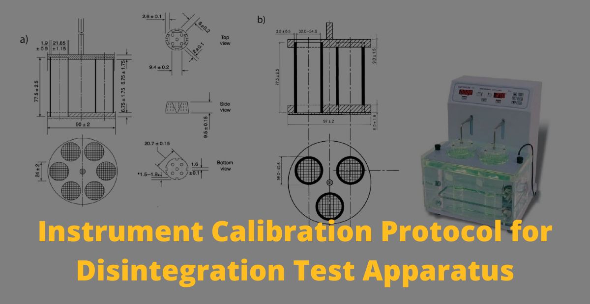 Instrument Calibration Protocol for Disintegration Test Apparatus