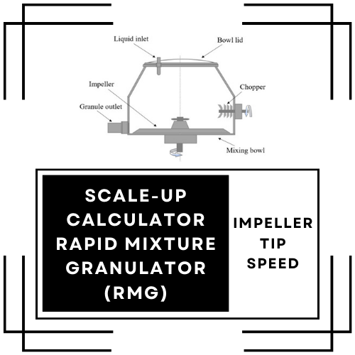 Scale Up calculator RMG Impeller tip speed